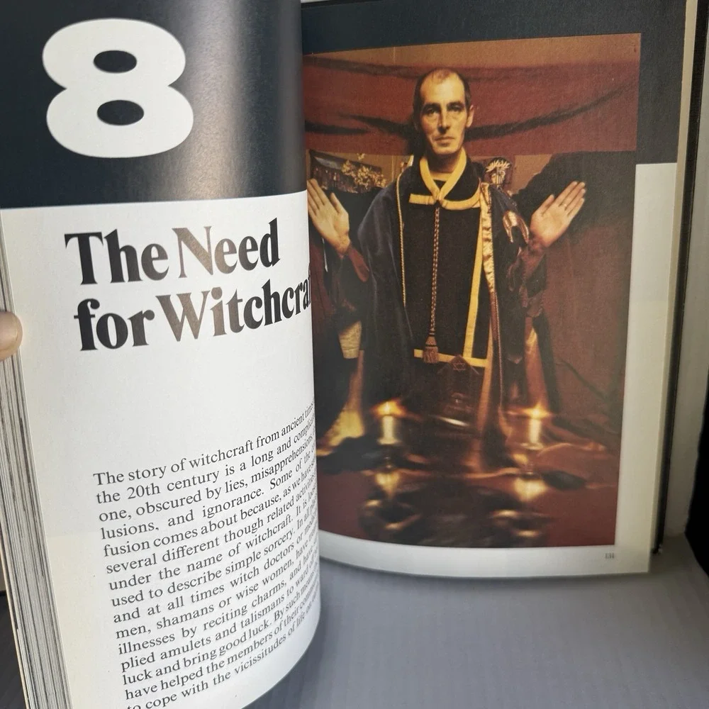 Vintage 1976 The Supernatural Series Witches & Witchcraft Hardcover‎ Book